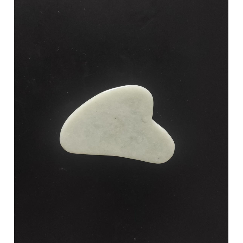 Шкребок Гуаша з нефриту ,,Серце““