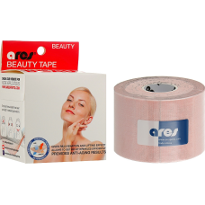 Кінезіотейп Ares Beauty Tap 5 м х 5 см Кінезіологічна стрічка для обличчя Кінезіотерапія Кінезіологічна стрічка для тіла