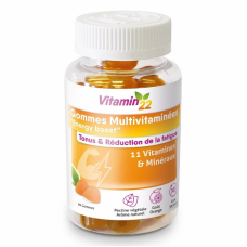 Вітаміни жувальні для дорослих Vitamin“22 Gommes multivitaminees energy boost 60 шт Комплекс вітамінів