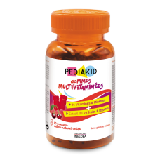Вітаміни жувальні Pediakid Gommes Multivitaminees від 3 років 60 шт Натуральні ведмежуйки Дитячі вітаміни